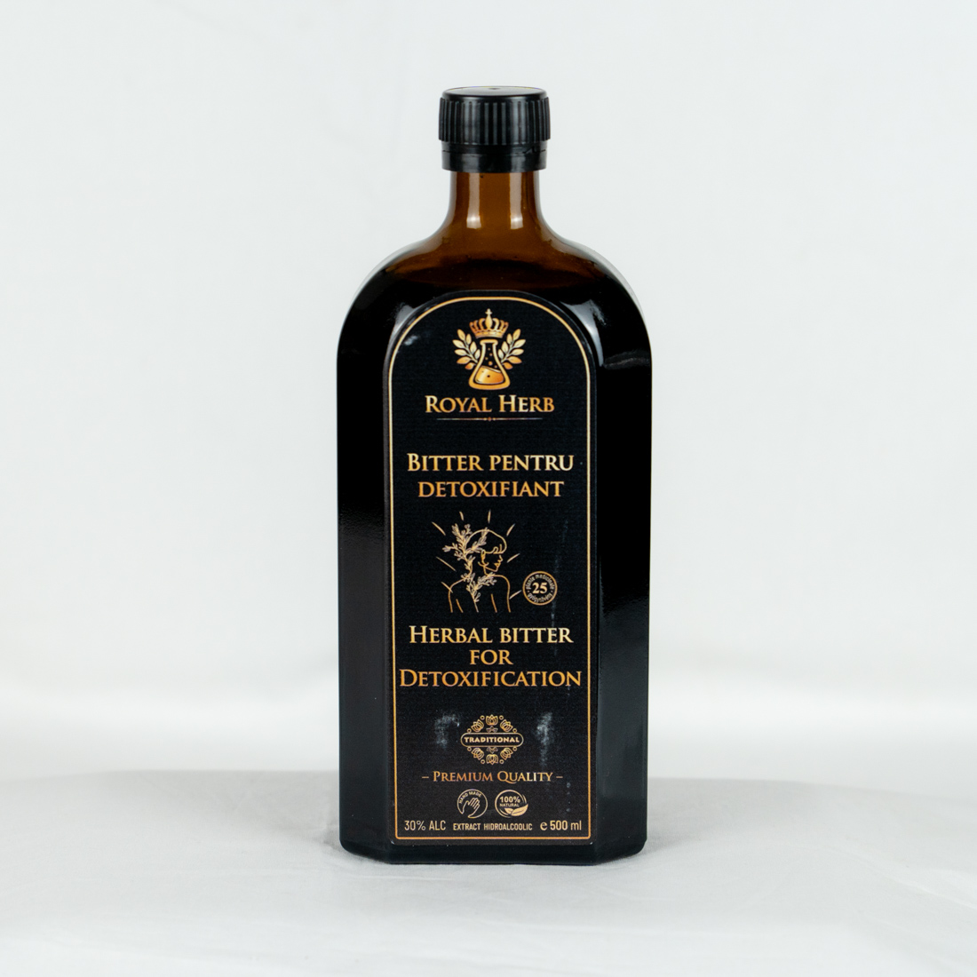 _DSC7212 Bitter pentru detoxifiant 500 ml - 30% Alc - imagine 1